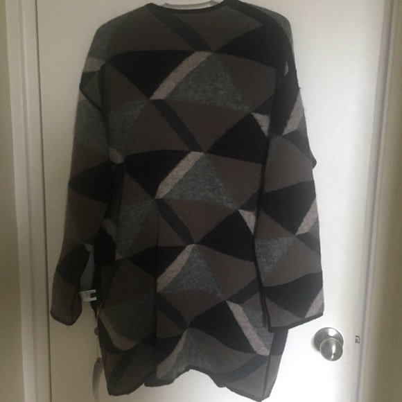 Les Copains Reversible Open Front Cardigan - Picture 2 of 6